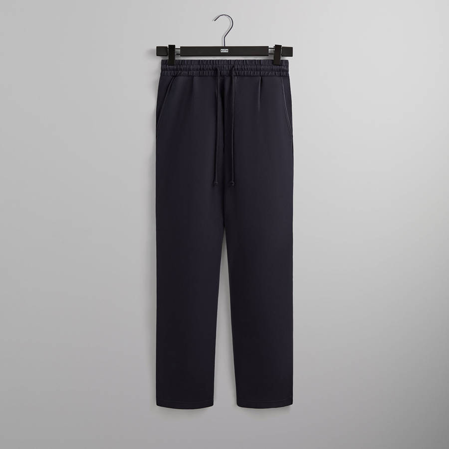Black Men Kith Compact Knit Garrison Sweat Pants | 3876-BCIRX
