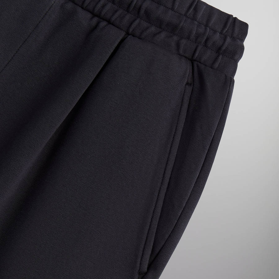 Black Men Kith Compact Knit Garrison Sweat Pants | 3876-BCIRX