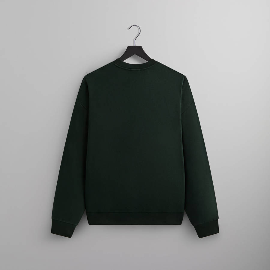 Black Men Kith Compact Knit Nelson Crewneck Sweatshirts | 2589-YQDOK