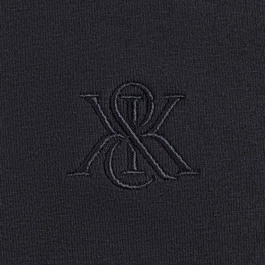 Black Men Kith Compact Knit Nelson Crewneck Sweatshirts | 0781-YNFJB