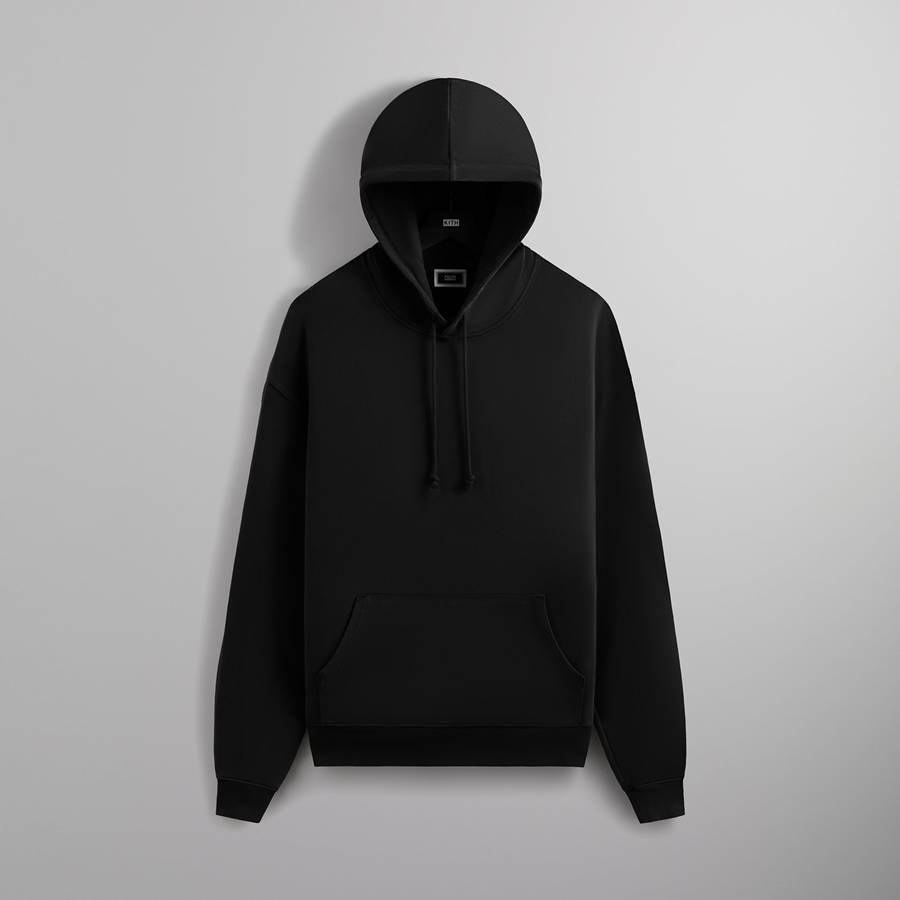 Black Men Kith Compact Knit Williams III Hoodie | 4190-OYAMZ