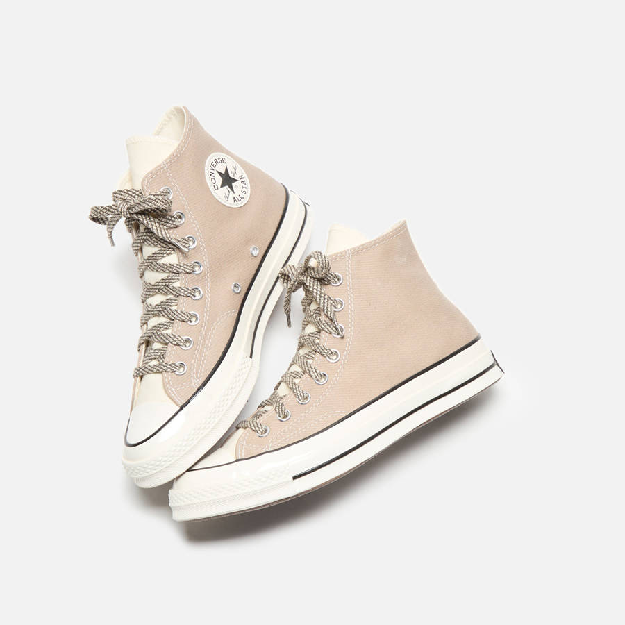 Black Men Kith Converse Chuck 70 Dual Tone High Top Sneakers | 0263-QRTGV