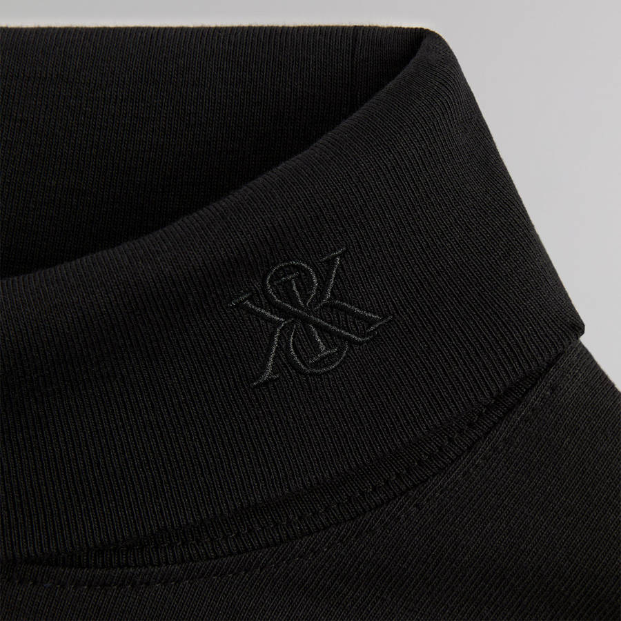 Black Men Kith Cortland Turtleneck Shirts | 6378-JXYZH