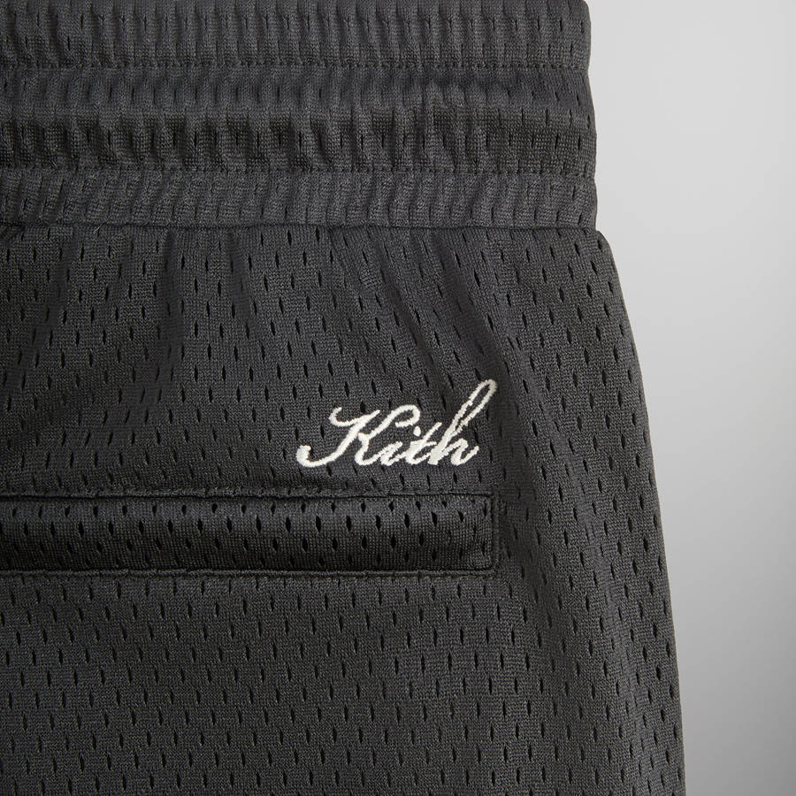 Black Men Kith Curtis Mesh Shorts | 1683-JFUQM