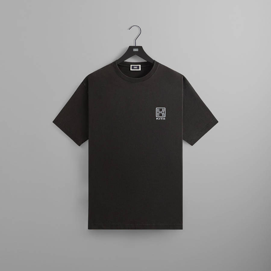 Black Men Kith Cycling Palette Vintage T-Shirt | 3450-MHDBZ