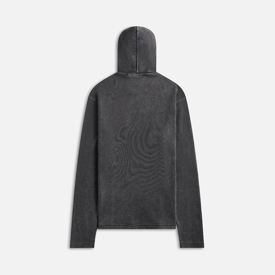 Black Men Kith Daily Paper Zawadi Rib Hoodie Sweatshirts | 4095-PWUAS