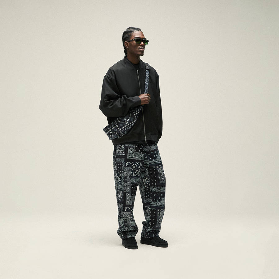 Black Men Kith Double Weave Avery Bomber Jackets | 8610-MAYJP