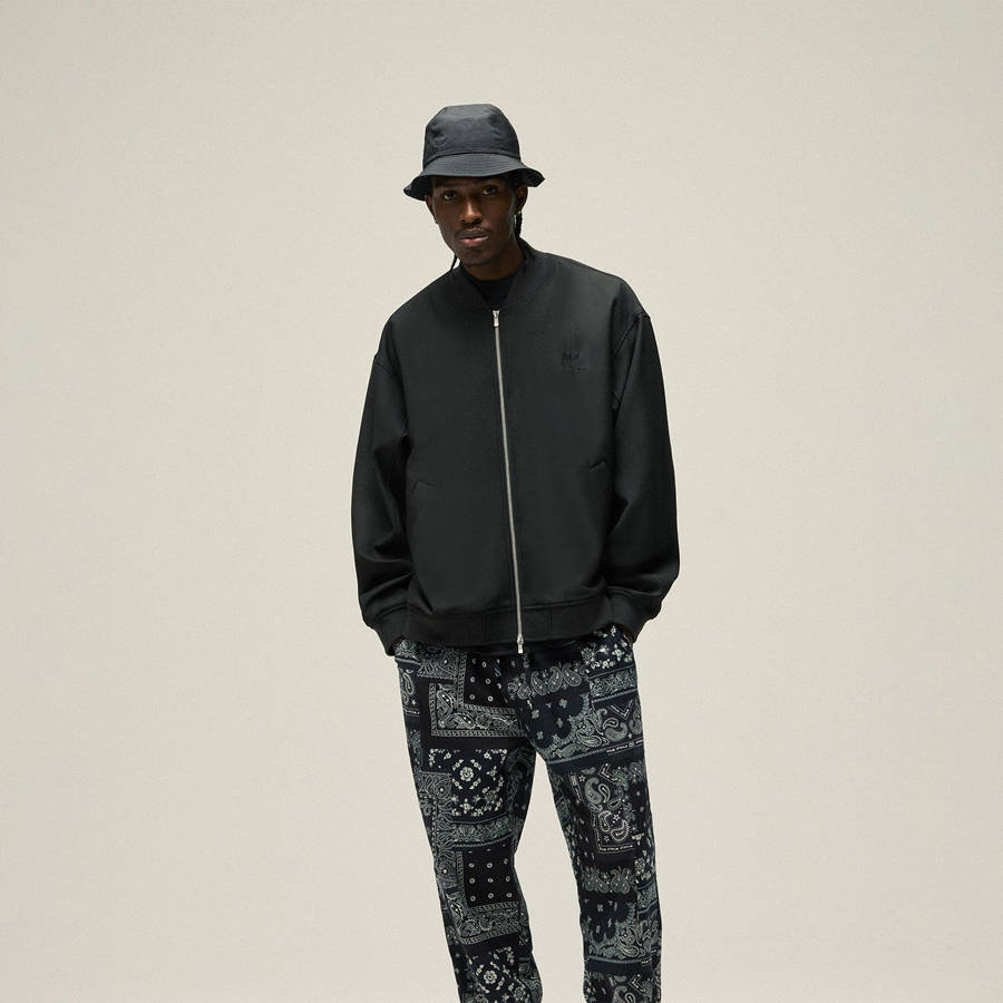 Black Men Kith Double Weave Avery Bomber Jackets | 8610-MAYJP