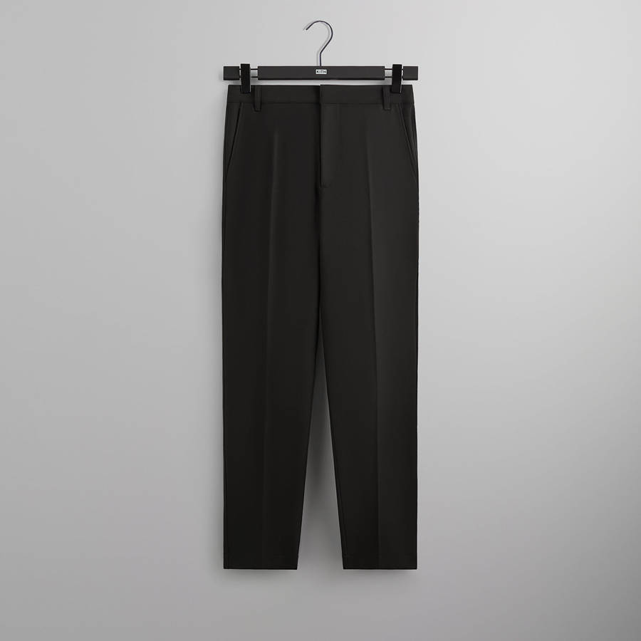 Black Men Kith Double Weave Lance Pants | 6519-DOXBJ