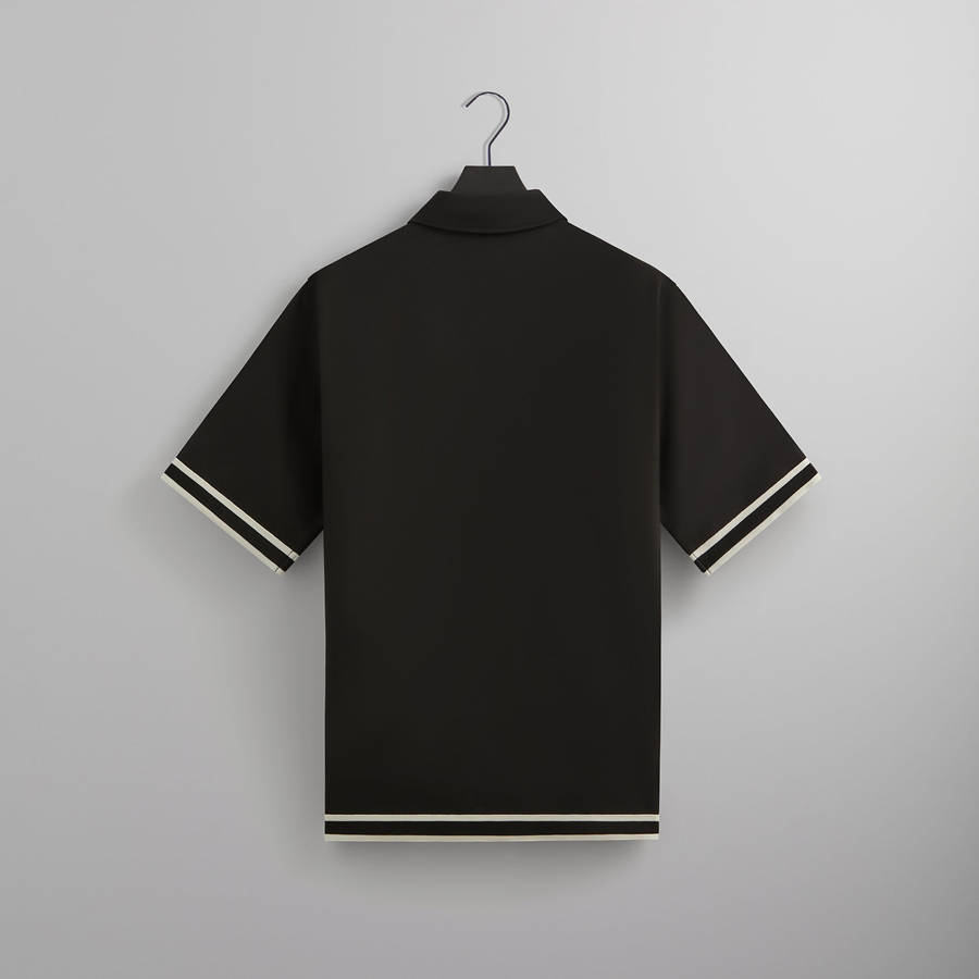 Black Men Kith Double Weave Woodpoint Shirts | 0438-UDBJG