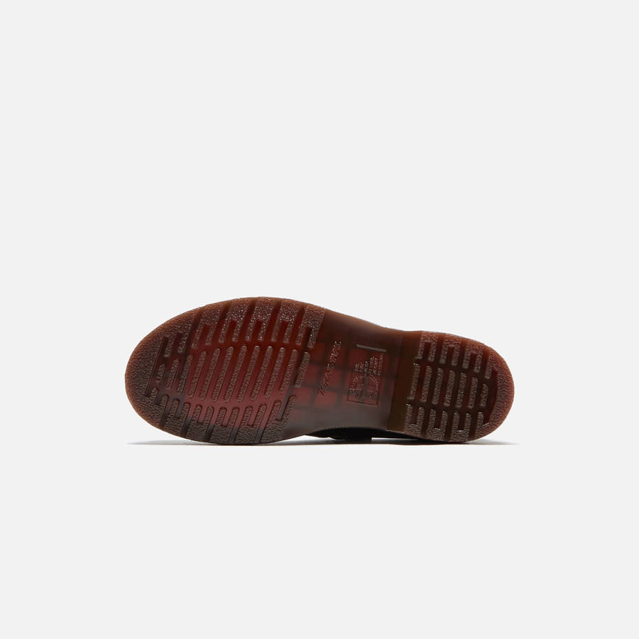 Black Men Kith Dr. Martens T-Bar Regency Leather Mary Jane Sneakers | 7894-NDEKS