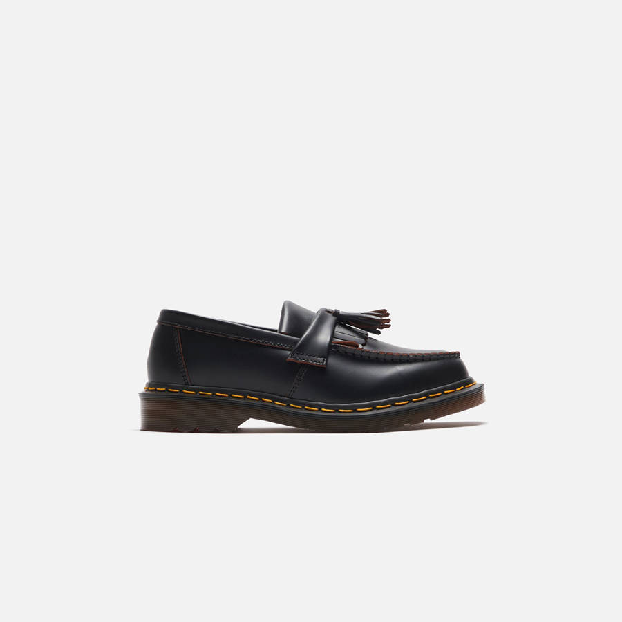 Black Men Kith Dr. Martens Vintage Adrian Tassels Loafers | 3546-OBTGJ