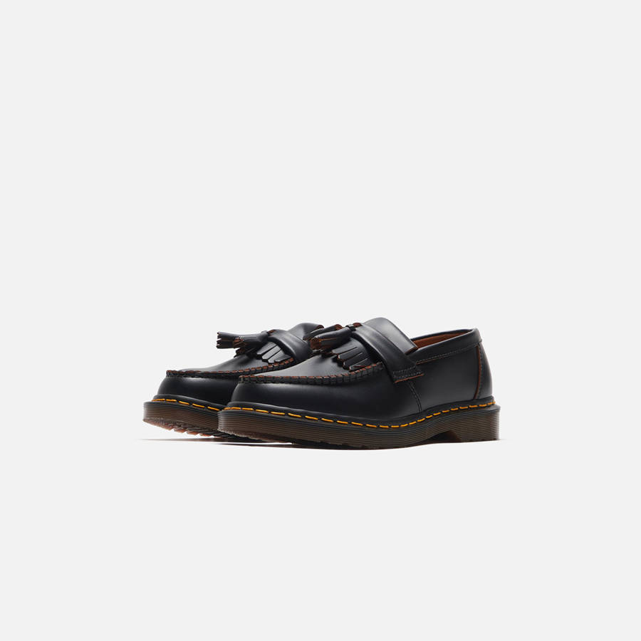Black Men Kith Dr. Martens Vintage Adrian Tassels Loafers | 3546-OBTGJ