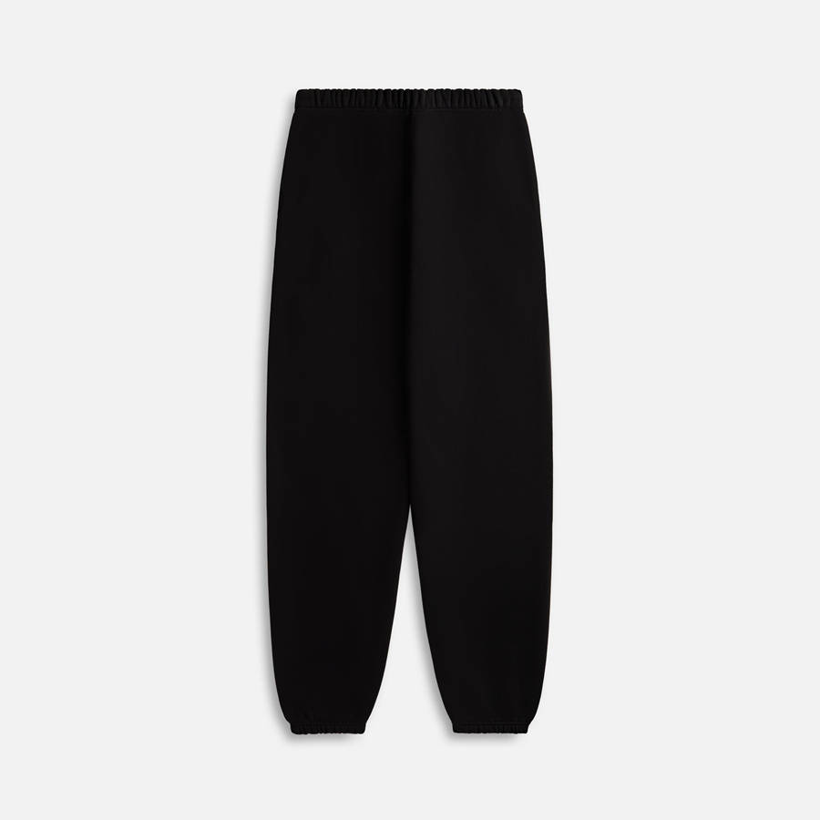 Black Men Kith Essential Fleece Sweats Pants | 0518-SIETU