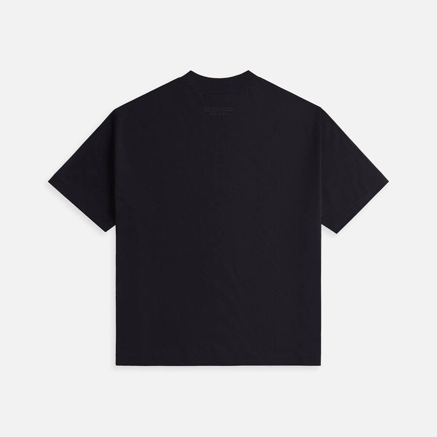 Black Men Kith Essentials Shirts | 0389-HXVRQ