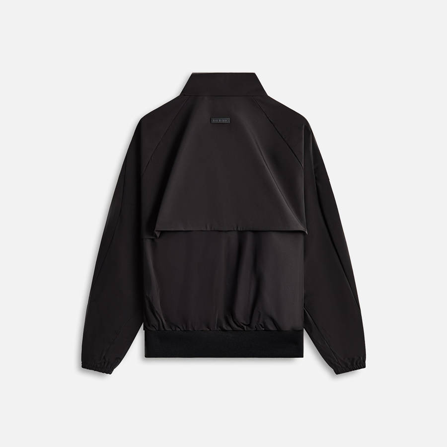 Black Men Kith Fear of God High Neck Vented Track Jackets | 0754-BQDNM
