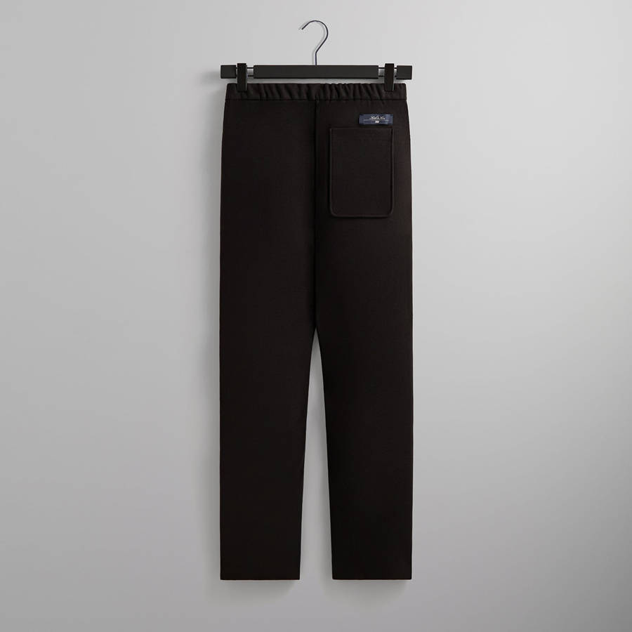 Black Men Kith Felted Jersey Bentley Pants | 8437-UVSZY