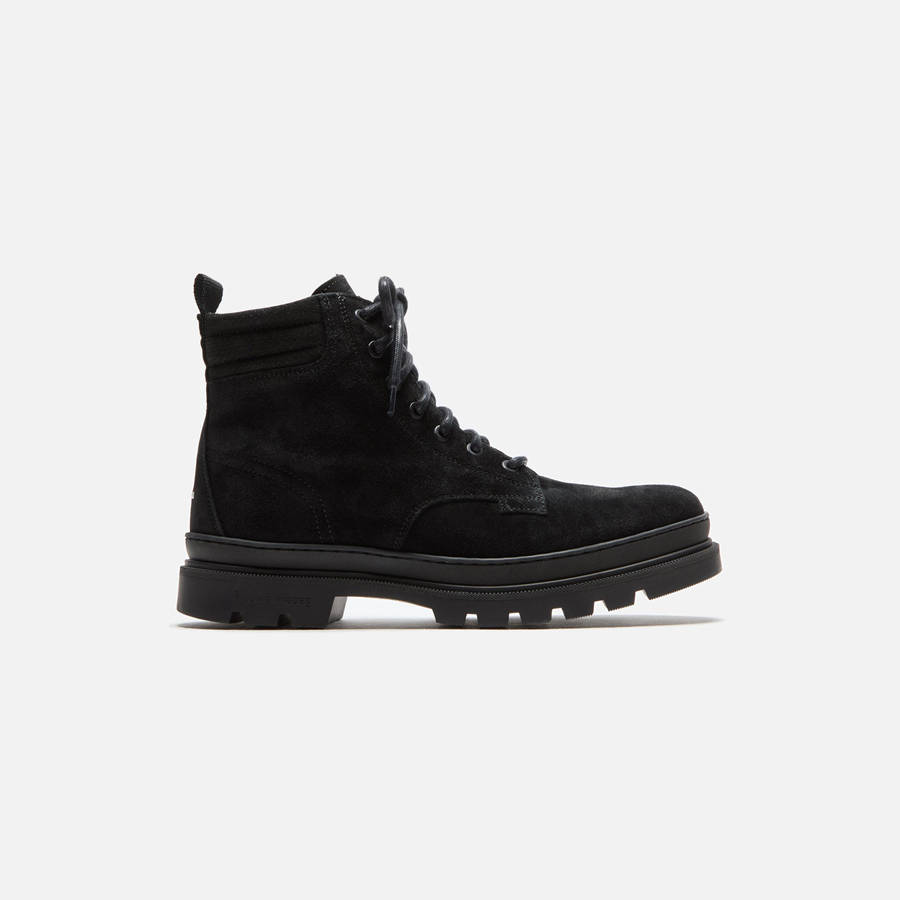 Black Men Kith Filling Pieces Josh Suede Boots | 4713-PWTKR