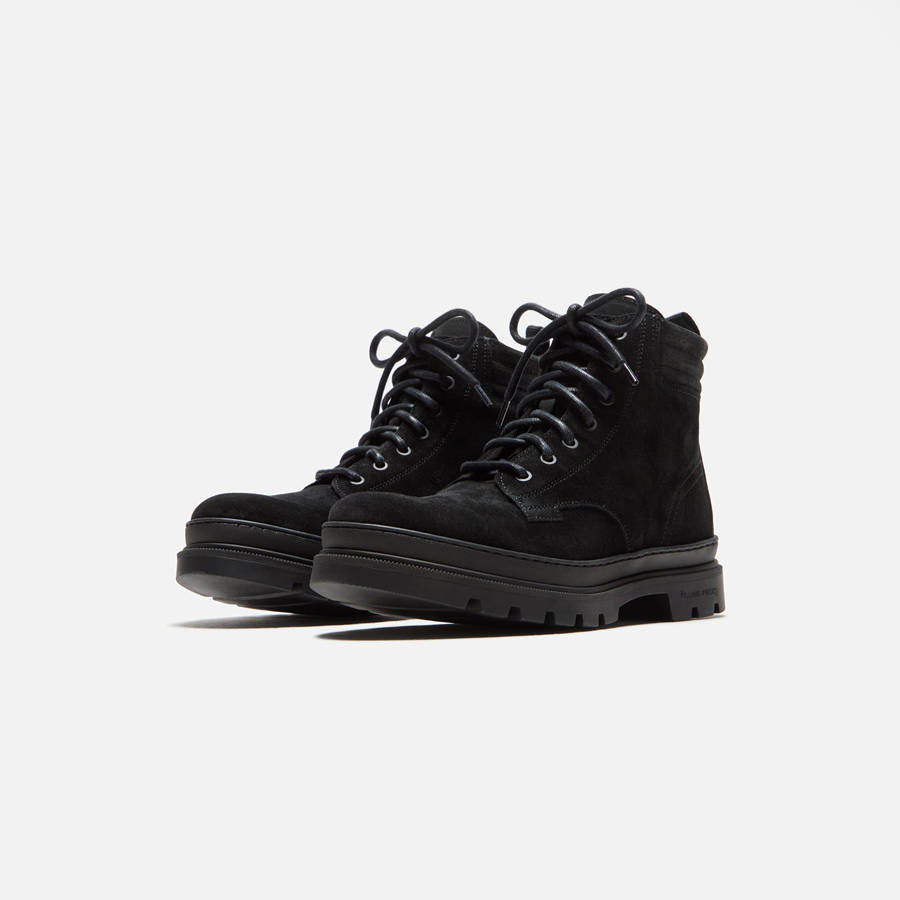 Black Men Kith Filling Pieces Josh Suede Boots | 4713-PWTKR