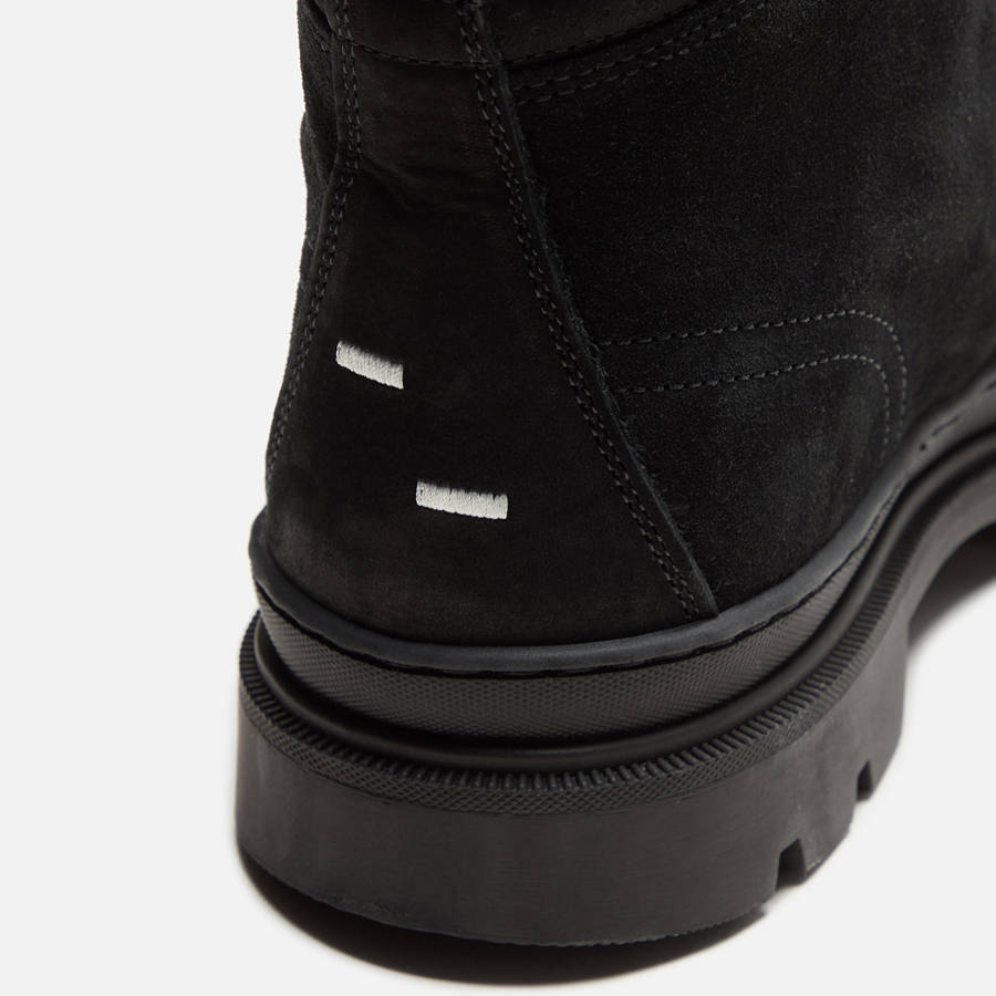 Black Men Kith Filling Pieces Josh Suede Boots | 4713-PWTKR