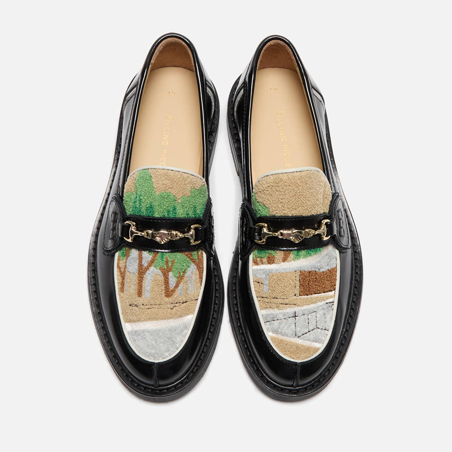 Black Men Kith Filling Pieces Loafers | 1642-MSZQO