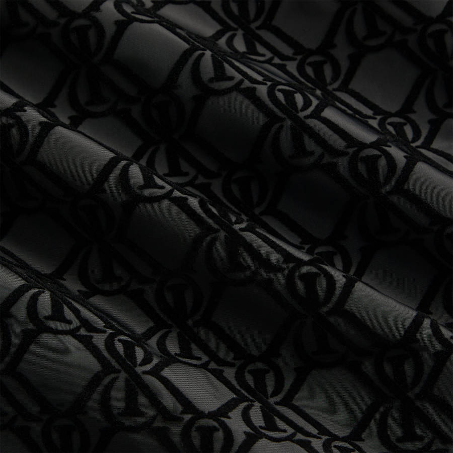Black Men Kith Flocked Monogram Elias Pants | 0857-PCZGX
