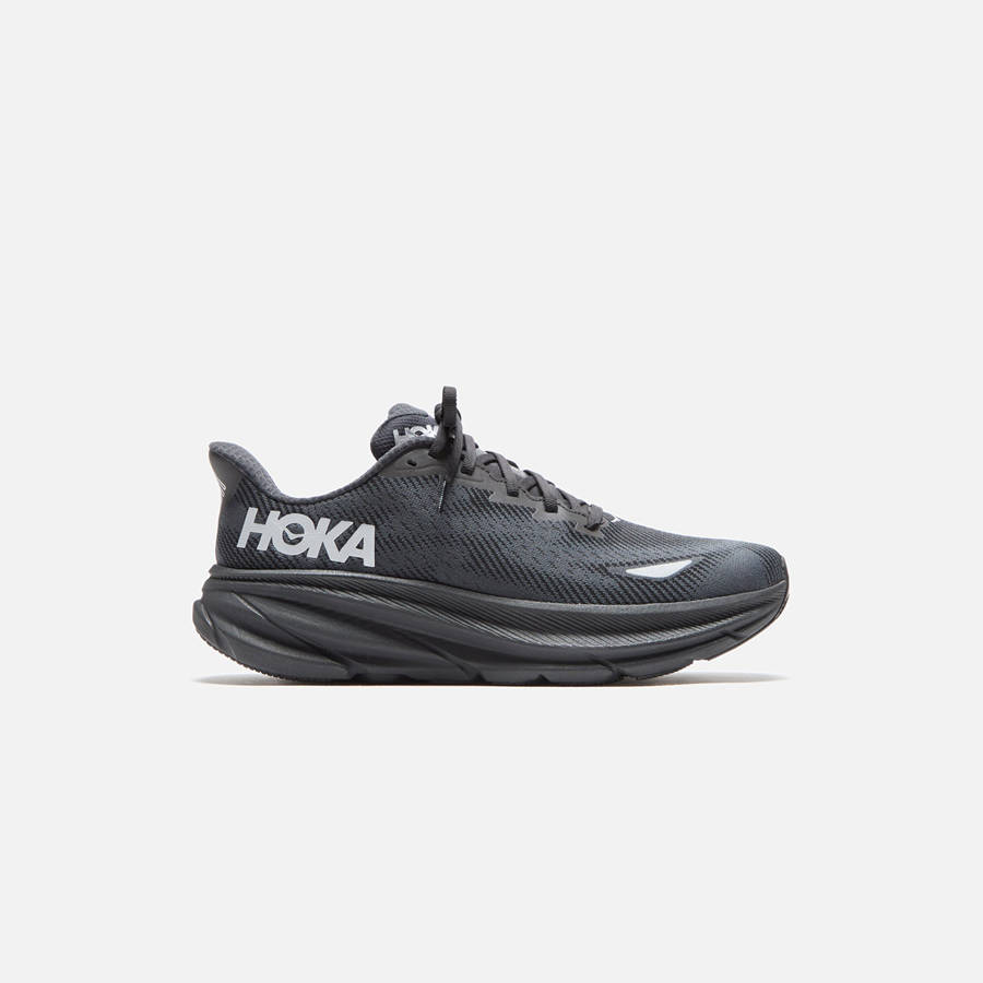 Black Men Kith HOKA Clifton 9 GTX Sneakers | 4562-AVHPK