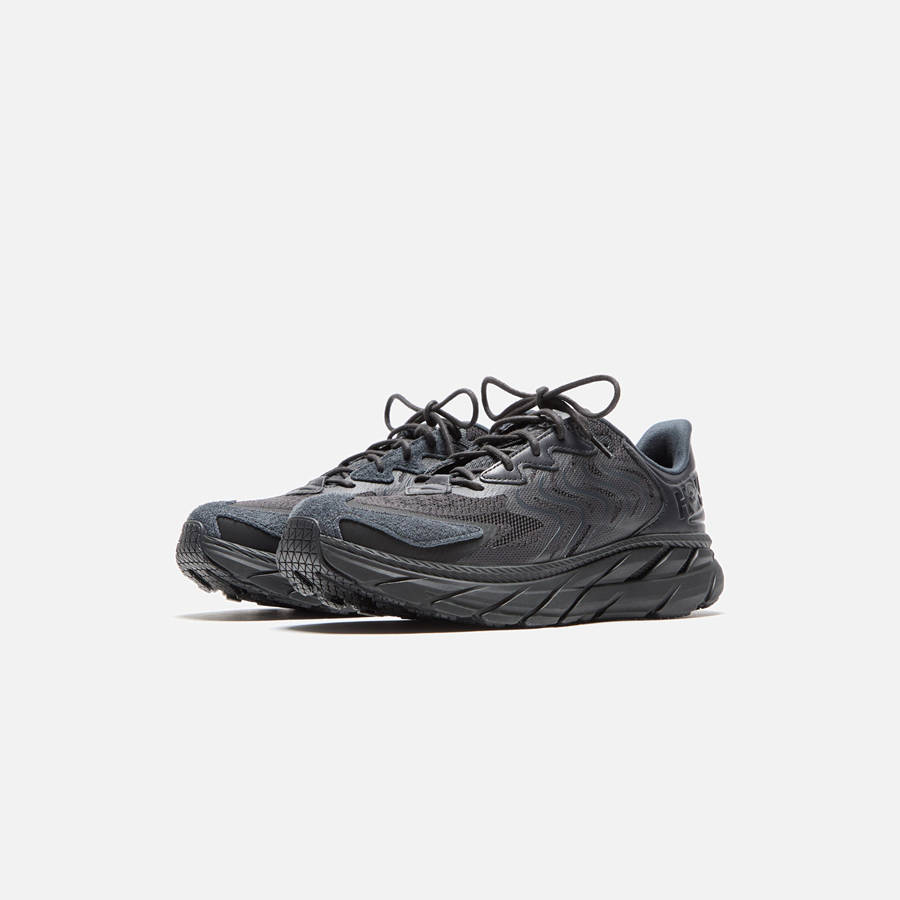 Black Men Kith HOKA Clifton LS Sneakers | 4230-PFXOW