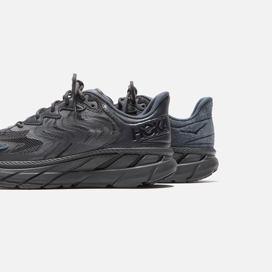 Black Men Kith HOKA Clifton LS Sneakers | 4230-PFXOW
