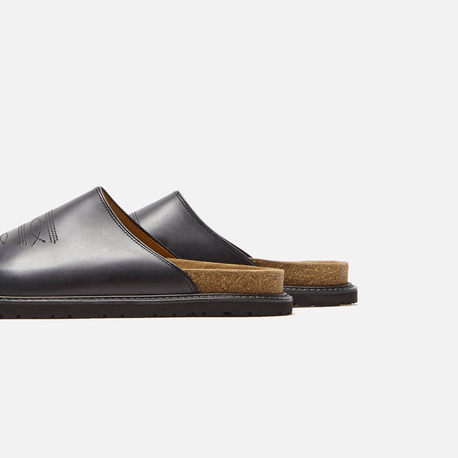 Black Men Kith Hender Scheme Comfy Cheak Sandals | 7948-KFVZH