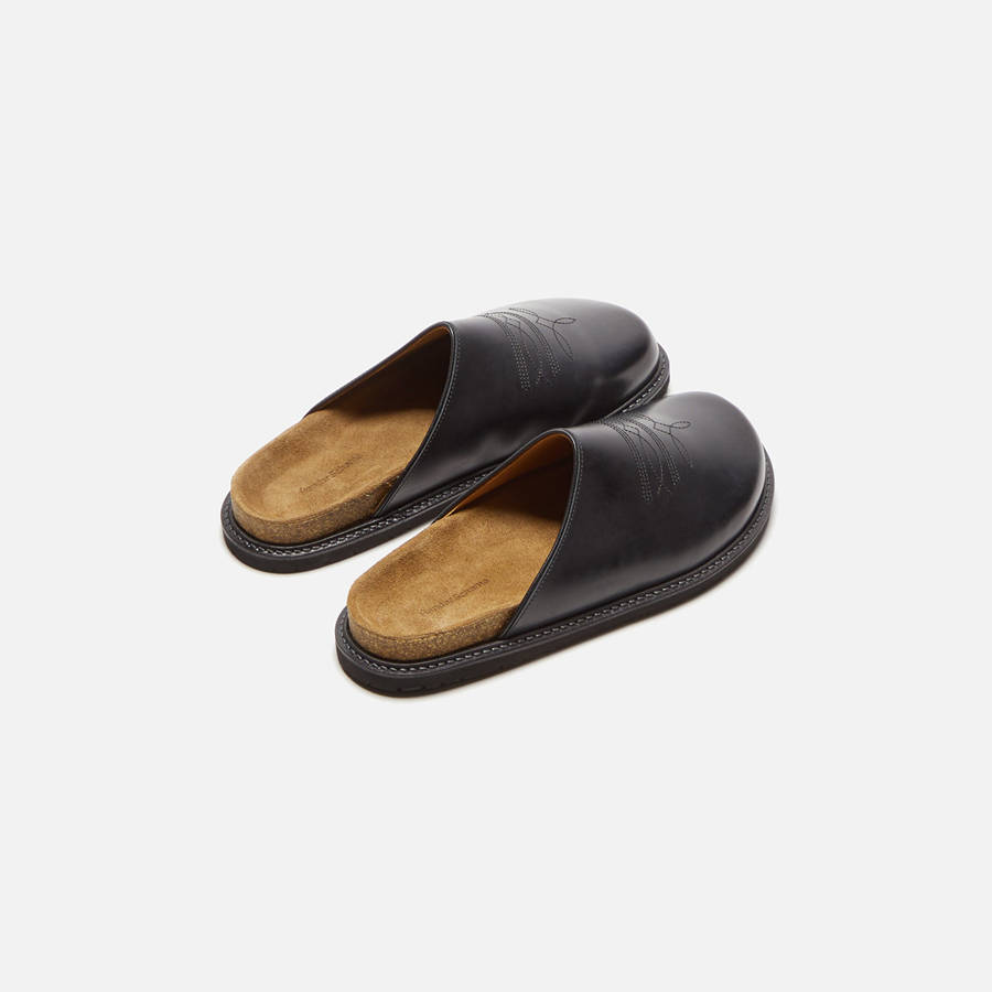 Black Men Kith Hender Scheme Comfy Cheak Sandals | 7948-KFVZH