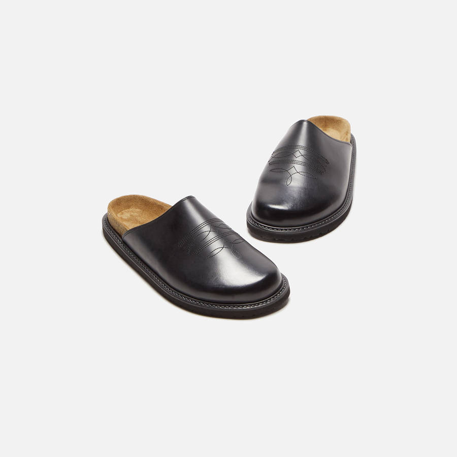 Black Men Kith Hender Scheme Comfy Cheak Sandals | 7948-KFVZH