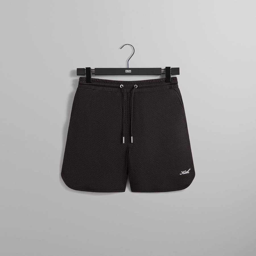 Black Men Kith Jordan Mesh Shorts | 7831-WCEJX