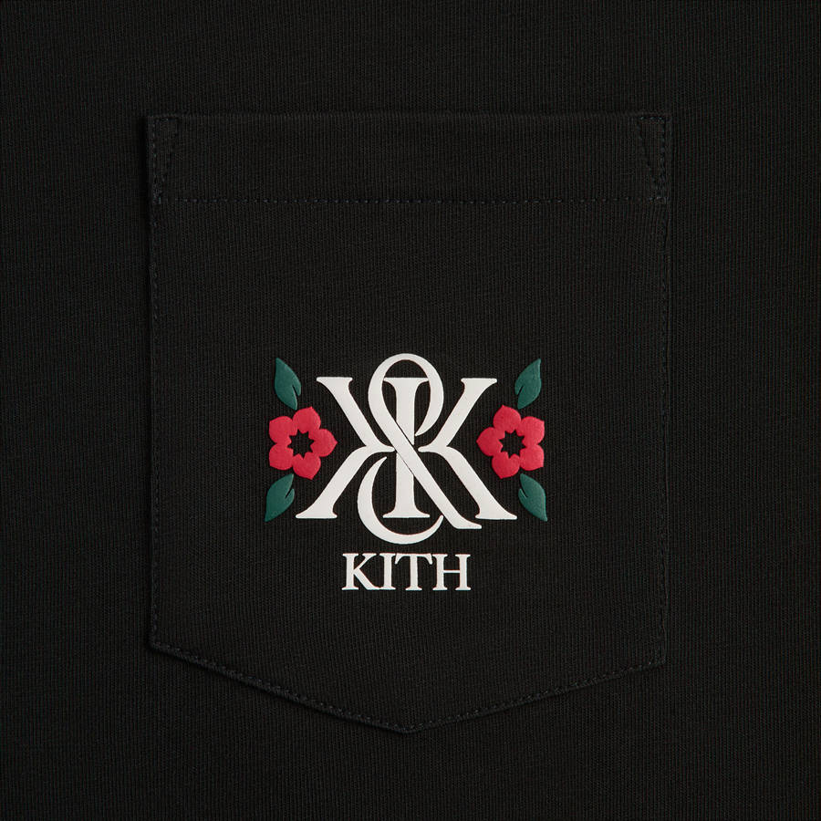 Black Men Kith KandK Pocket T-Shirt | 8564-GVUCI