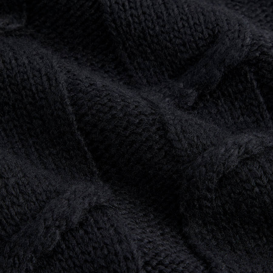 Black Men Kith Knit Elliot Hoodie | 2459-UROHM