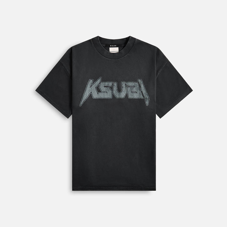 Black Men Kith Ksubi Electric Ekcess T-Shirt | 2865-QRFAV