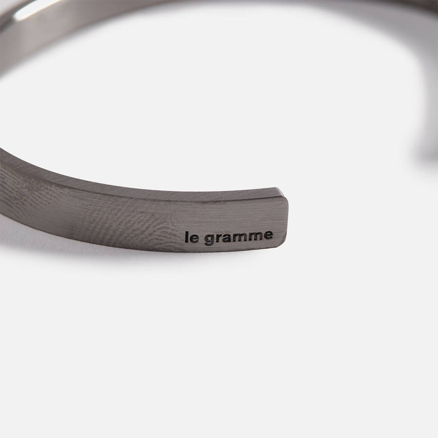 Black Men Kith Le Gramme 15 Grammes Bracelet Slick Brushed 925 Sterling Silver Jewelry | 1839-XIQDN