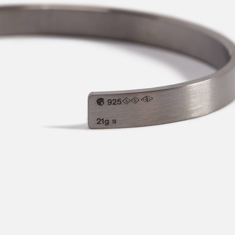 Black Men Kith Le Gramme 21g Bracelet 925 Sterling Sliver Jewelry | 2418-APOWS