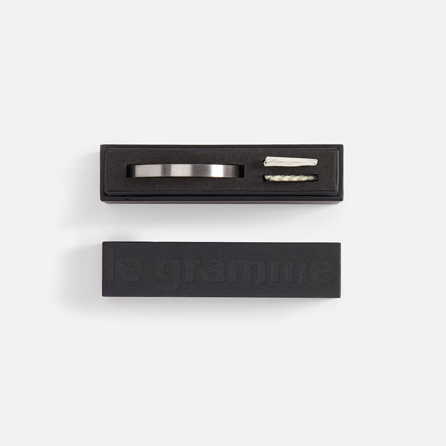 Black Men Kith Le Gramme 21g Bracelet 925 Sterling Sliver Jewelry | 2418-APOWS