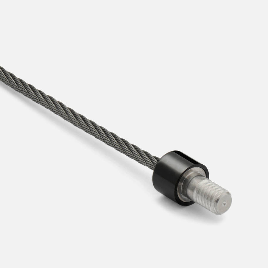 Black Men Kith Le Gramme 5g Polished Ceramic Cable Bracelet Jewelry | 9207-JSGHA