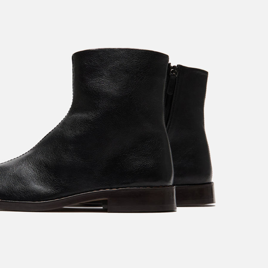 Black Men Kith Lemaire Piped Zippeds Boots | 1947-DVOUZ