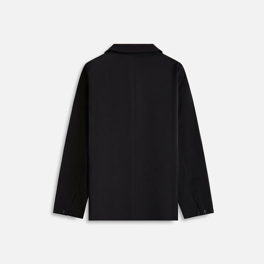 Black Men Kith Lemaire Wadded Facing Blouson Shirts | 4102-CMNGB