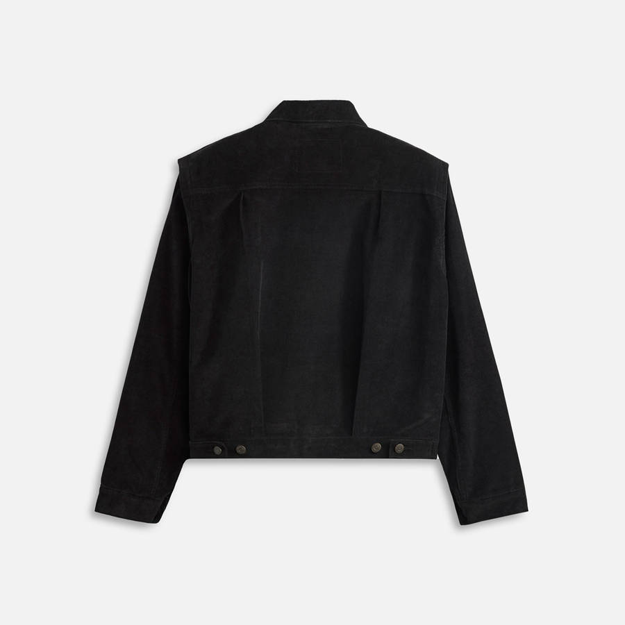 Black Men Kith Levi's x Undercover Pinnacle Detachable Corduroy Trucker Jackets | 5918-WSUEF