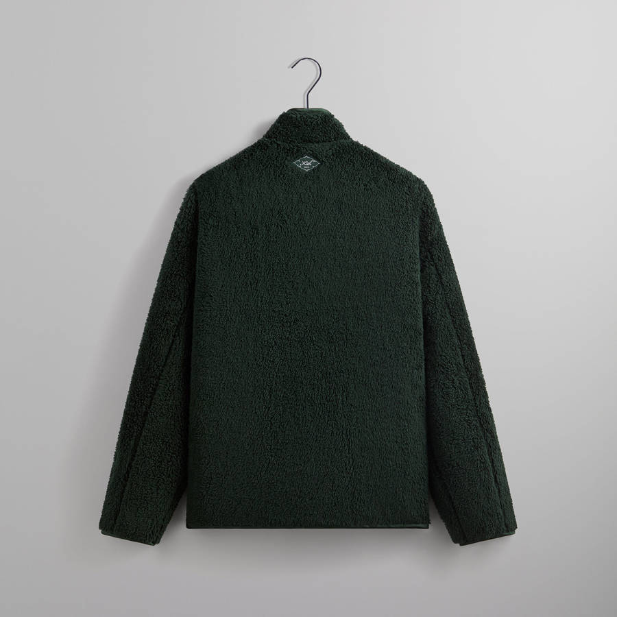 Black Men Kith Lightweight Sherpa Antony Full Zip Jackets | 9162-PUGAD