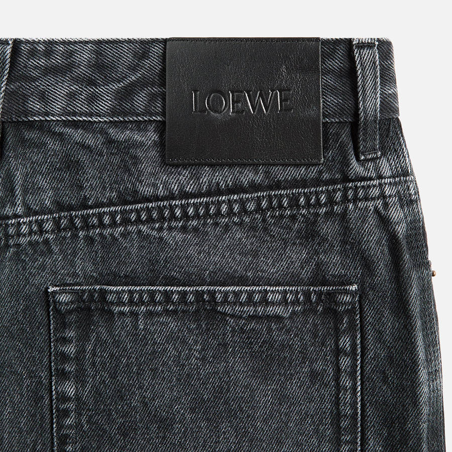 Black Men Kith Loewe Anagram Baggys Jeans | 2513-SVRED