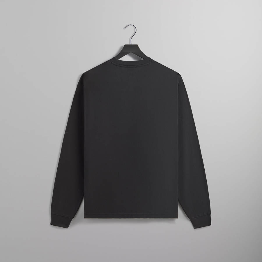 Black Men Kith Long Sleeve LAX T-Shirt | 6084-ANMGJ