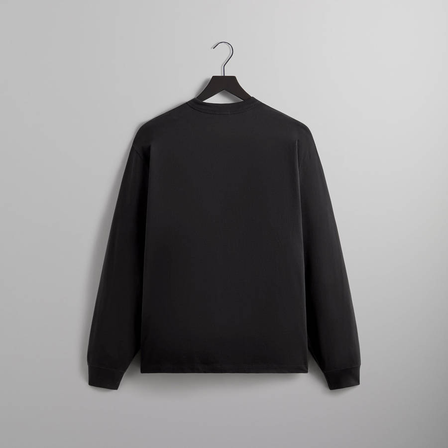 Black Men Kith Long Sleeve Leonard Pocket Shirts | 0786-QAUNL