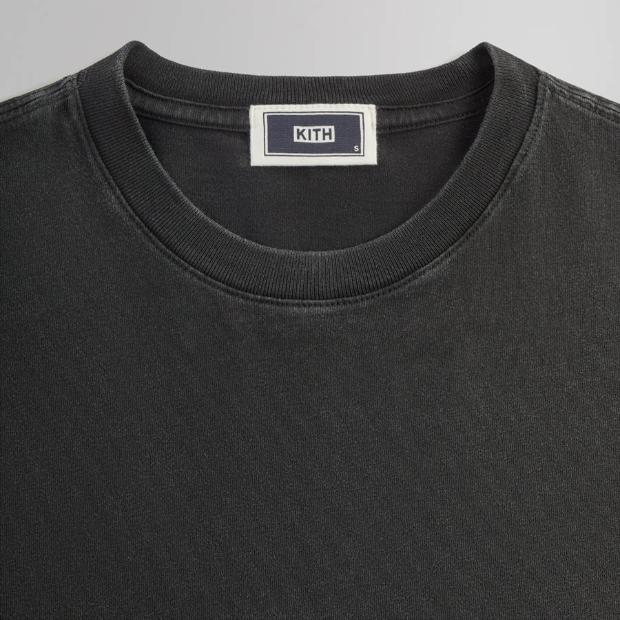 Black Men Kith Long Sleeve Vintage Shirts | 3195-XTGAK
