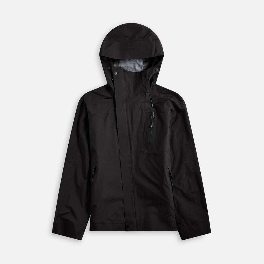 Black Men Kith Maharishi Waterproof 3L Asym Storm Parka Coats | 8435-LESHP