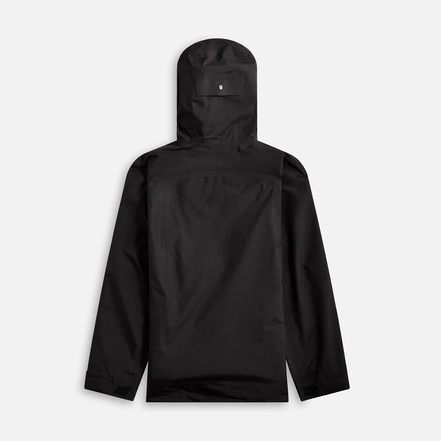 Black Men Kith Maharishi Waterproof 3L Asym Storm Parka Coats | 8435-LESHP